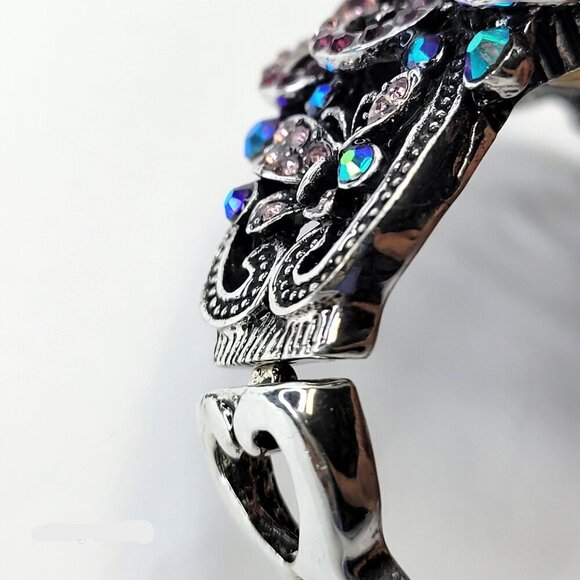 Blue Peacock Cuff Bracelet - Picture 7 of 9